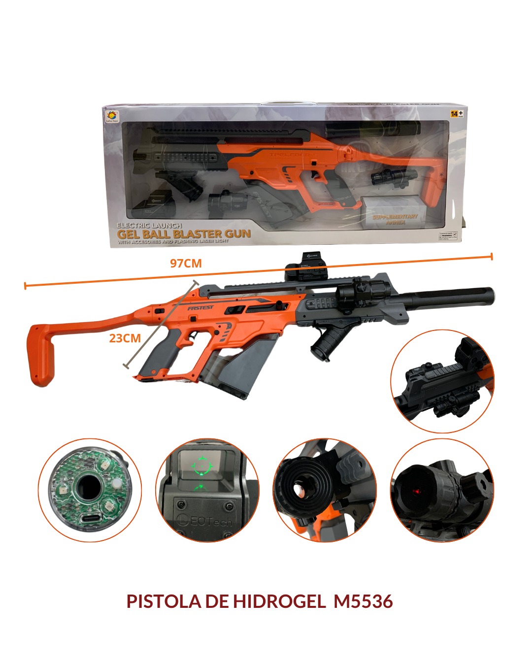 Miniatura 2 de pistola de hidrogel M5536-2